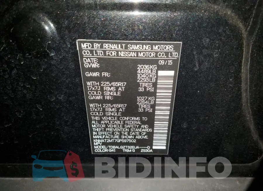 KNMAT2MT7GP597502 Photo# 12