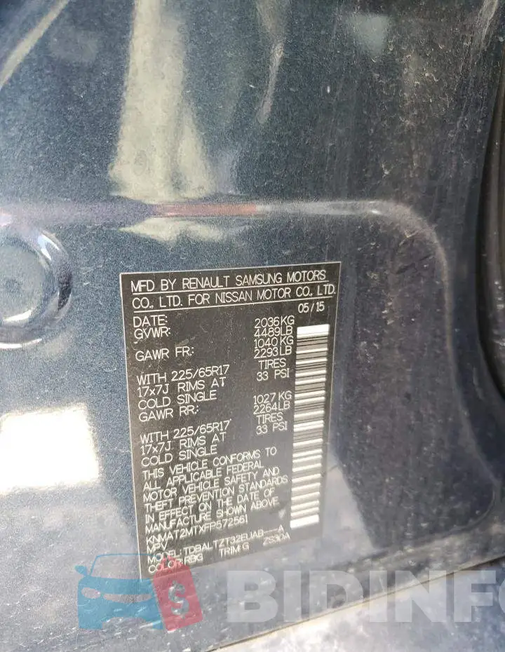 KNMAT2MTXFP572561 Photo# 14