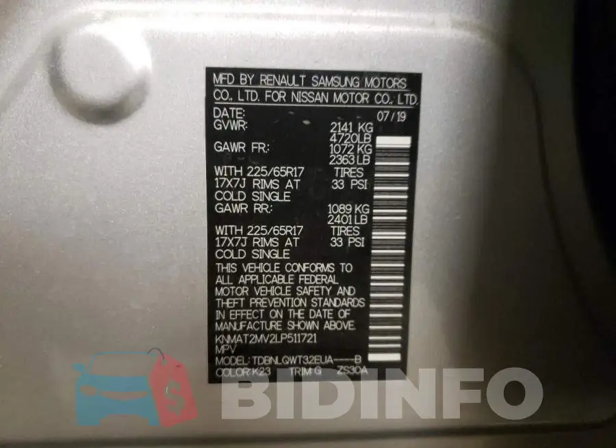 KNMAT2MV2LP511721 Photo# 10