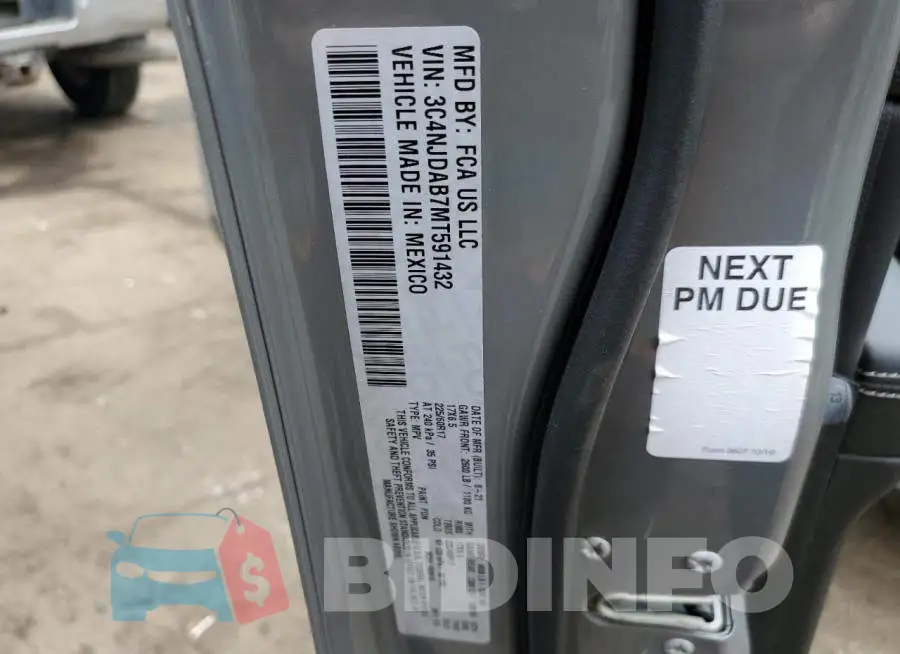 3C4NJDAB7MT591432 Photo# 12