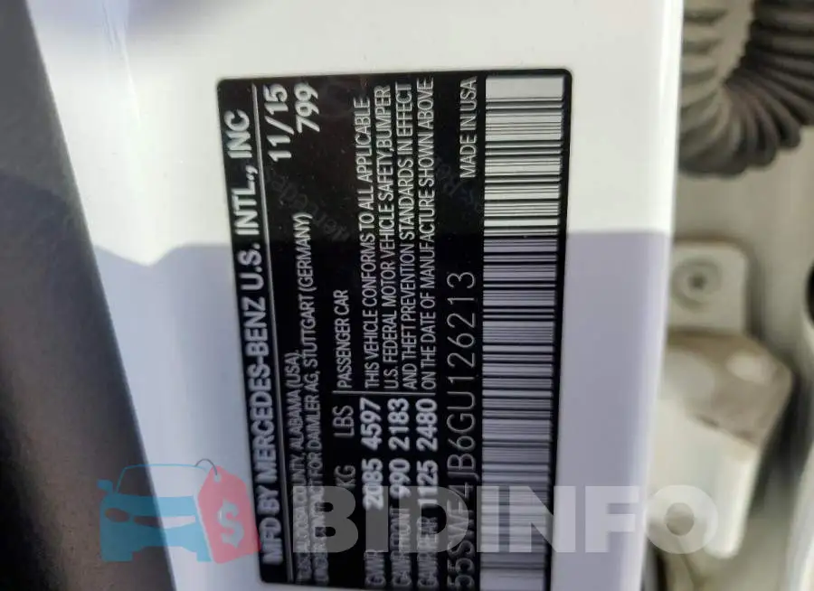 55SWF4JB6GU126213 Photo# 10
