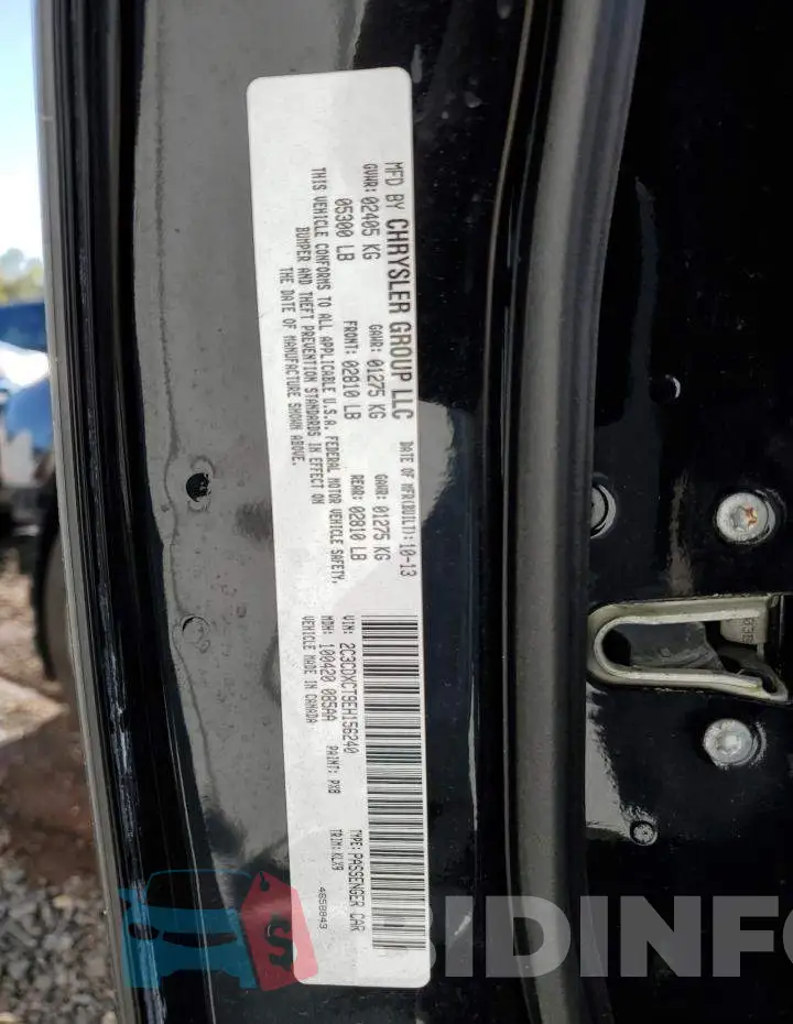 2C3CDXCT9EH156240 Photo# 10
