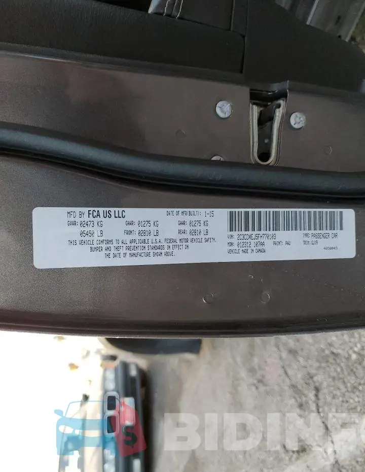 2C3CDXEJ5FH770103 Photo# 13