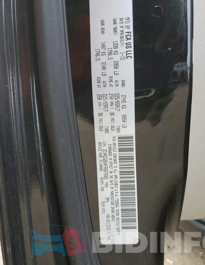 2C4RDGBG4FR667683 Photo# 13