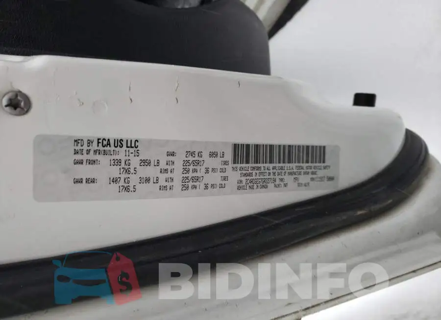 2C4RDGEG7GR227194 Photo# 13