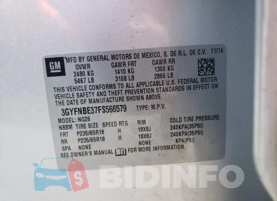 3GYFNBE37FS566579 Photo# 10