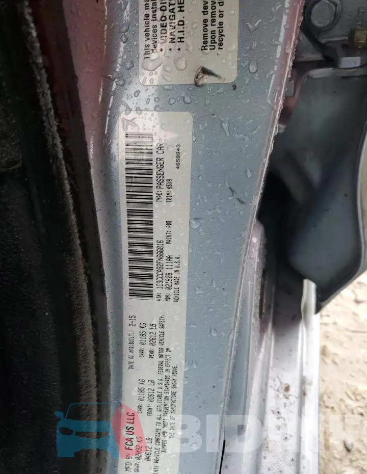 1C3CCCAB2FN666816 Photo# 12