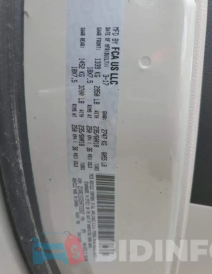 2C4RC1EG5HR722267 Photo# 10