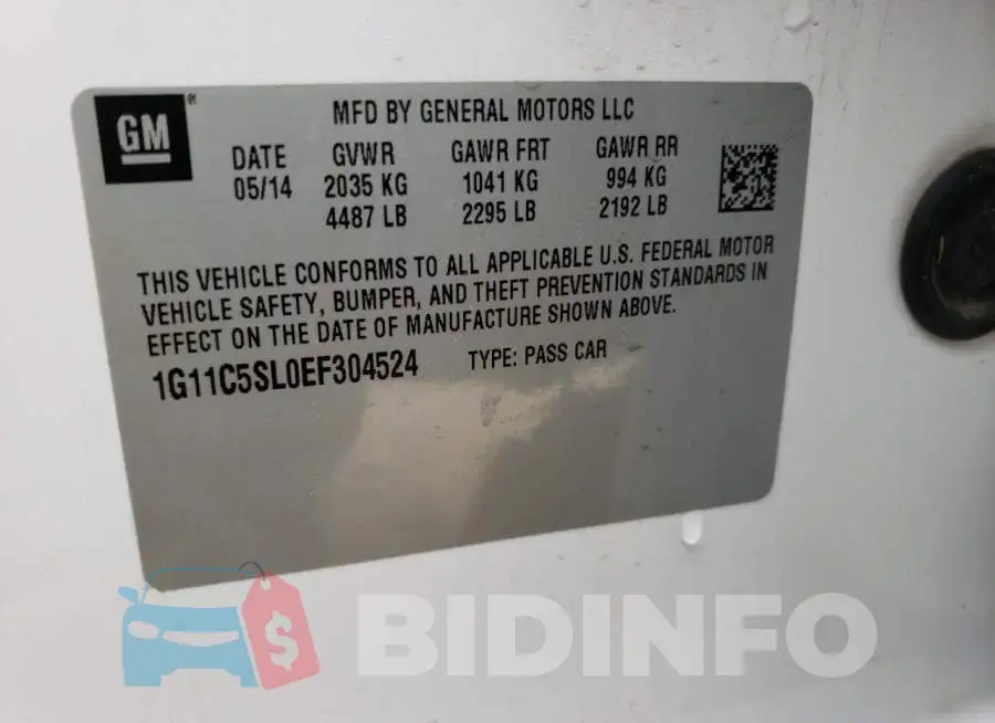 1G11C5SL0EF304524 Photo# 13