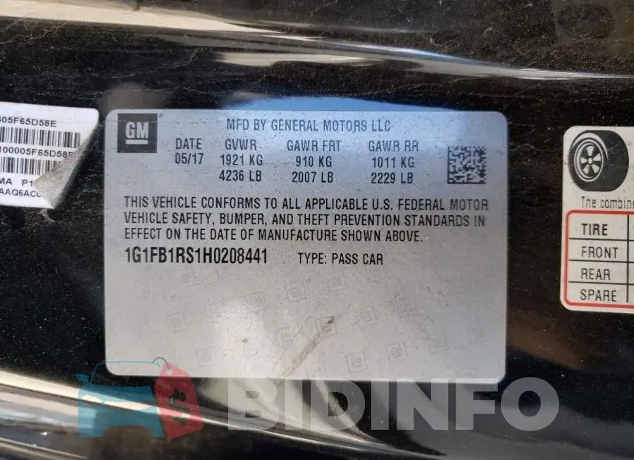 1G1FB1RS1H0208441 Photo# 10