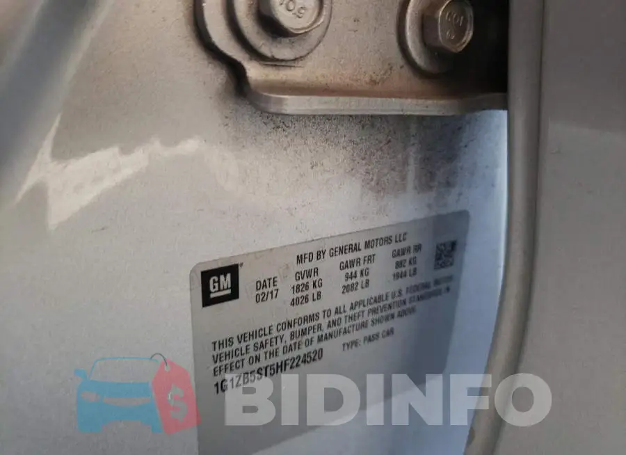 1G1ZB5ST5HF224520 Photo# 10