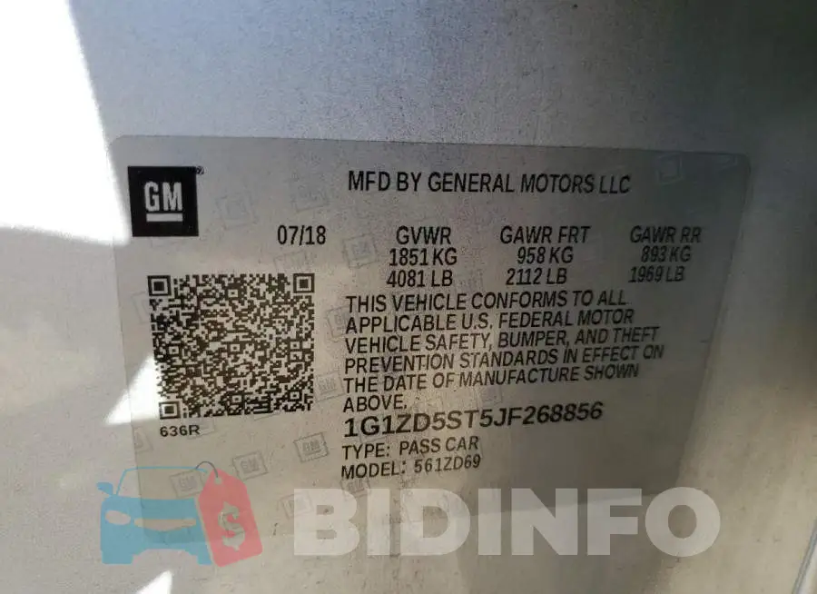 1G1ZD5ST5JF268856 Photo# 10
