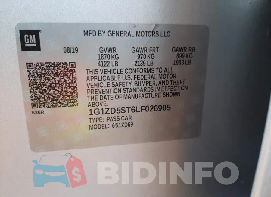 1G1ZD5ST6LF026905 Photo# 12
