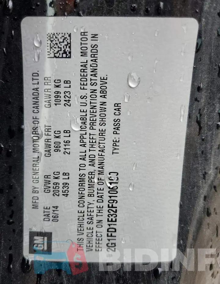 2G1FD1E32F9106190 Photo# 12