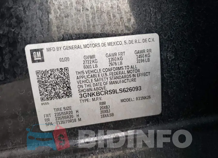 3GNKBCRS9LS626093 Photo# 13