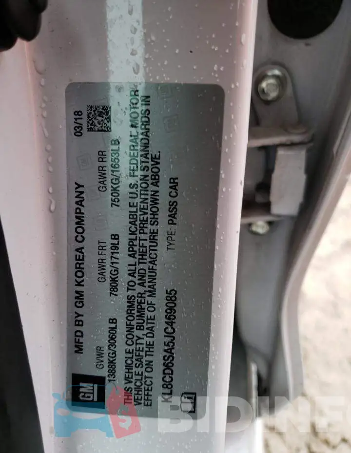 KL8CD6SA5JC469085 Photo# 12