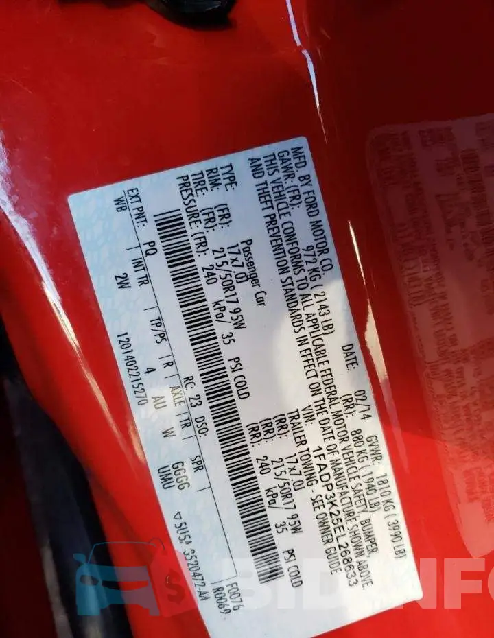 1FADP3K25EL268633 Photo# 13