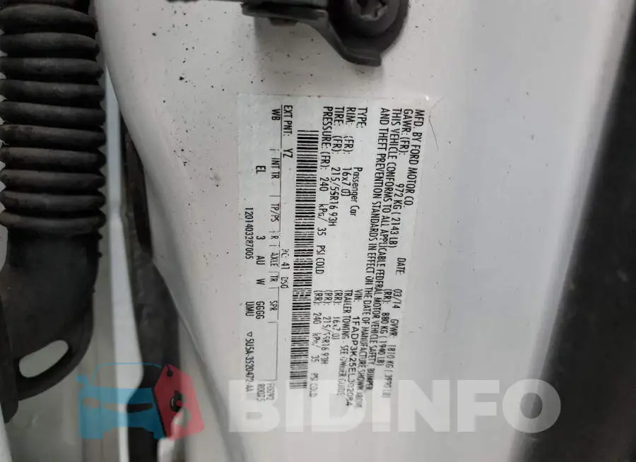 1FADP3K25EL302084 Photo# 12