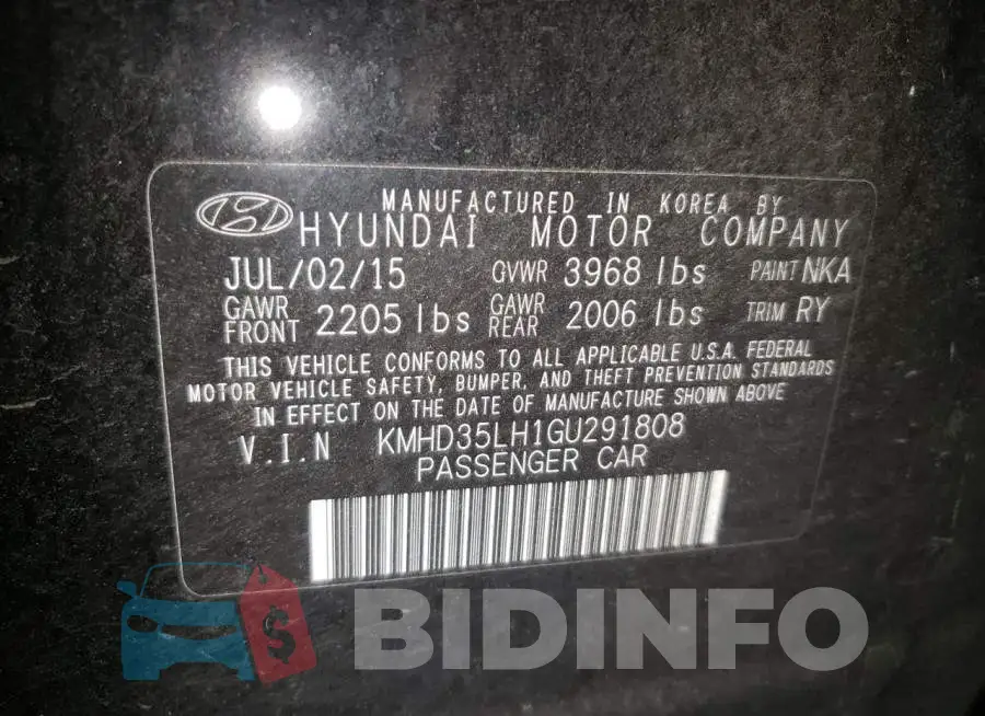 KMHD35LH1GU291808 Photo# 10