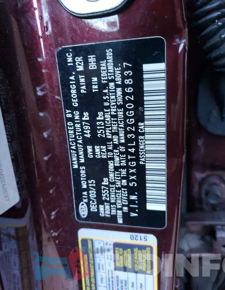 5XXGT4L32GG026837 Photo# 10