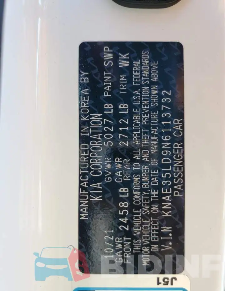 KNAE35LD9N6113732 Photo# 10