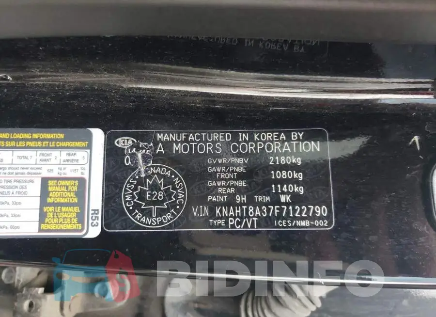 KNAHT8A37F7122790 Photo# 10