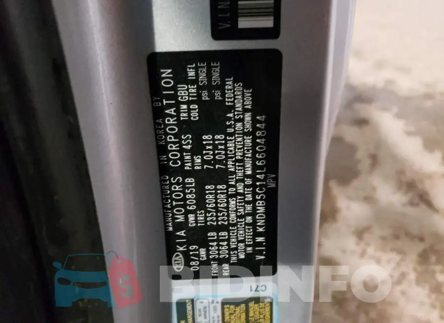 KNDMB5C14L6604844 Photo# 13