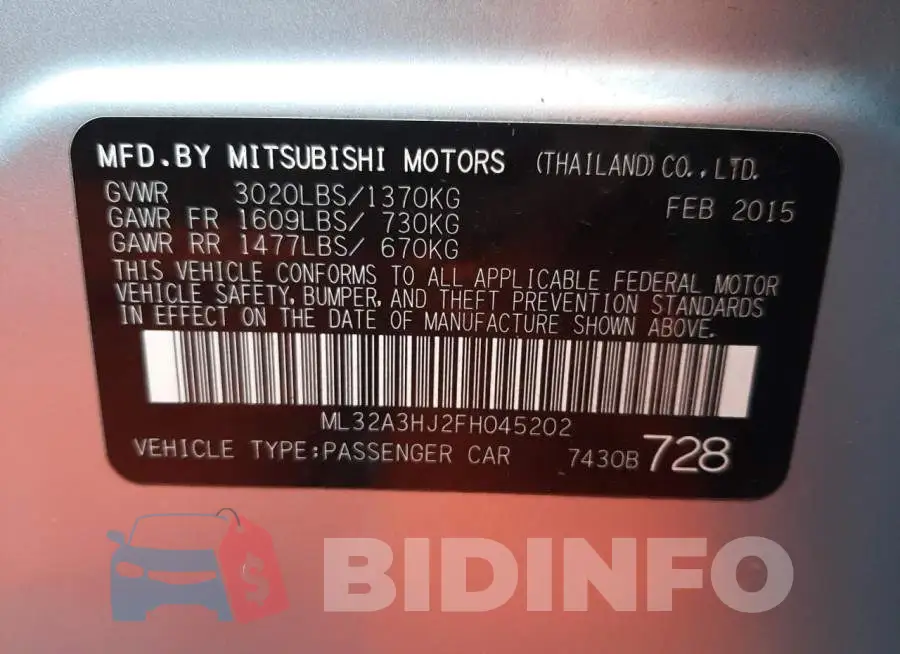 ML32A3HJ2FH045202 Photo# 12