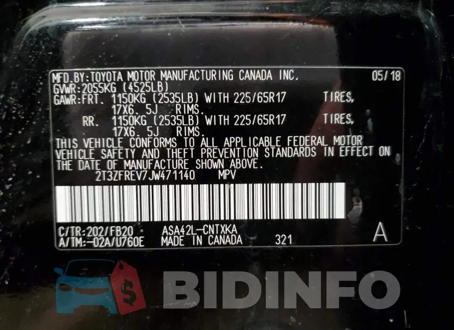 2T3ZFREV7JW471140 Photo# 13