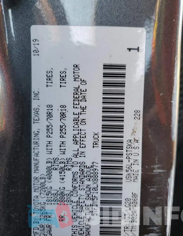 5TFDY5F10LX888977 Photo# 12