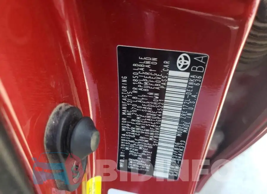 5YFBURHE1GP445221 Photo# 10