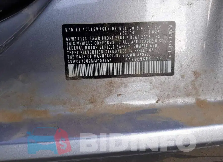 3VWC57BU2MM003554 Photo# 13