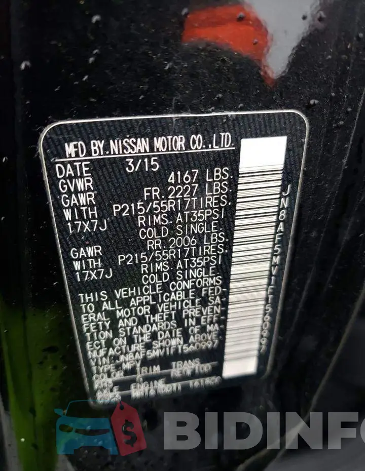 JN8AF5MV1FT560997 Photo# 12