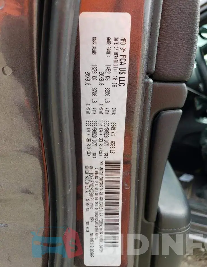 1C4RJFAG2HC700471 Photo# 13