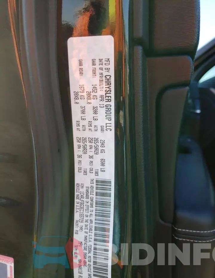 1C4RJFBG3EC155729 Photo# 12