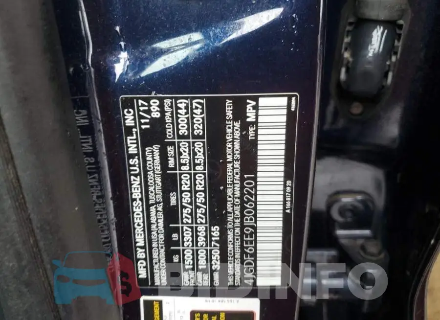 4JGDF6EE9JB062201 Photo# 14