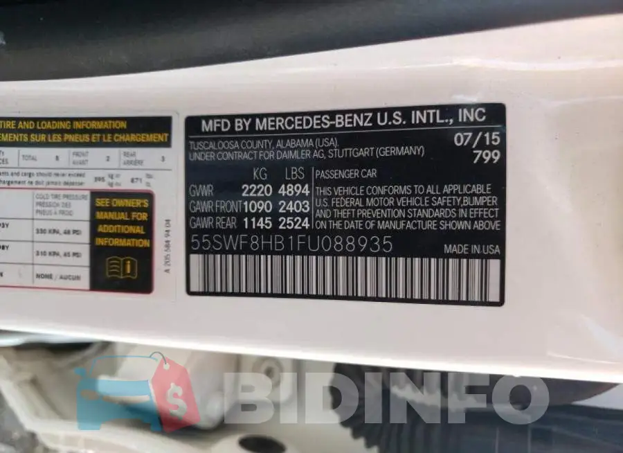 55SWF8HB1FU088935 Photo# 13