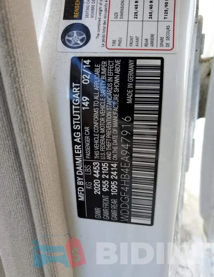 WDDGF4HB4EA947916 Photo# 12