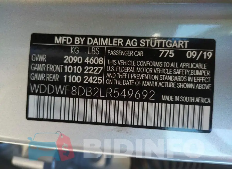WDDWF8DB2LR549692 Photo# 13