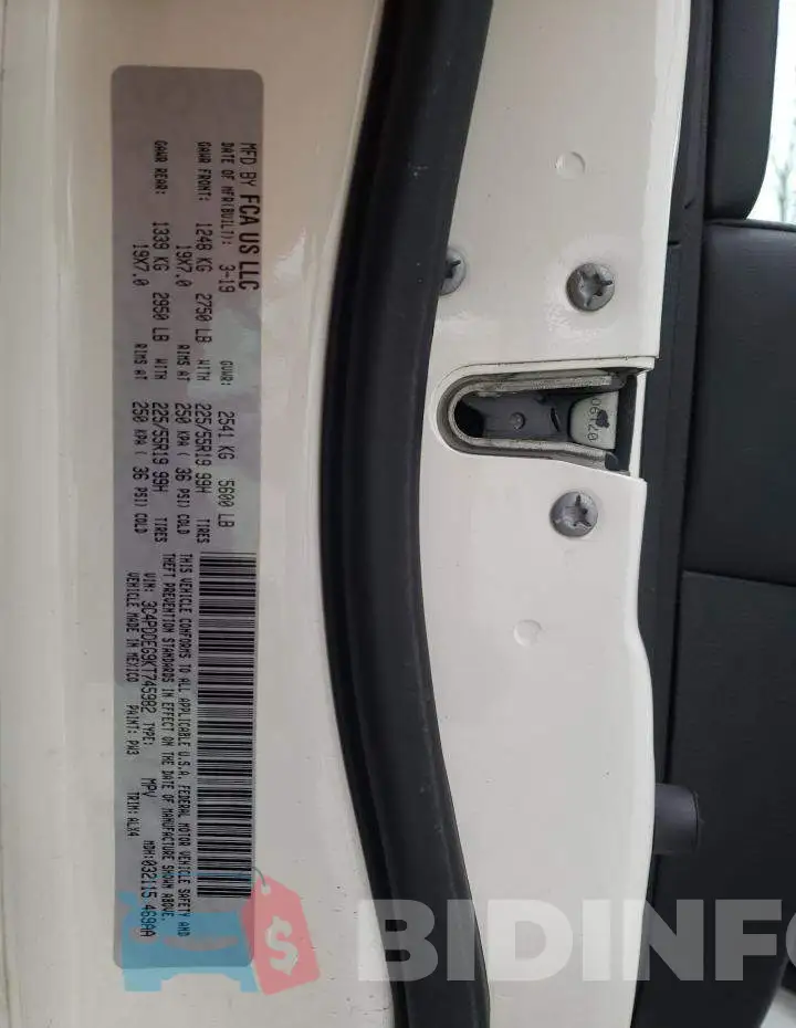 3C4PDDEG9KT745982 Photo# 13