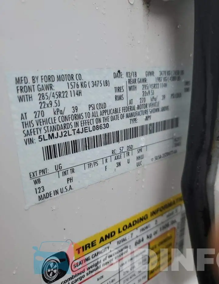 5LMJJ2LT4JEL08630 Photo# 13