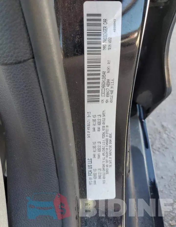 1C3CCCAB6GN120540 Photo# 12