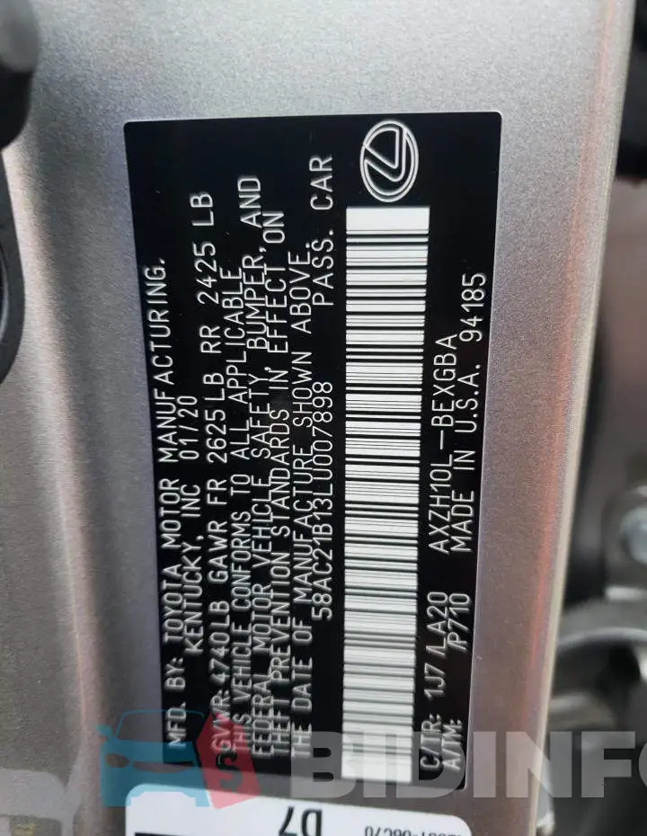 58AC21B13LU007898 Photo# 10