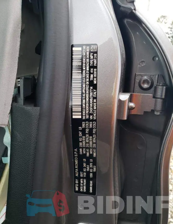 ZASFAKAN9J7B67714 Photo# 13