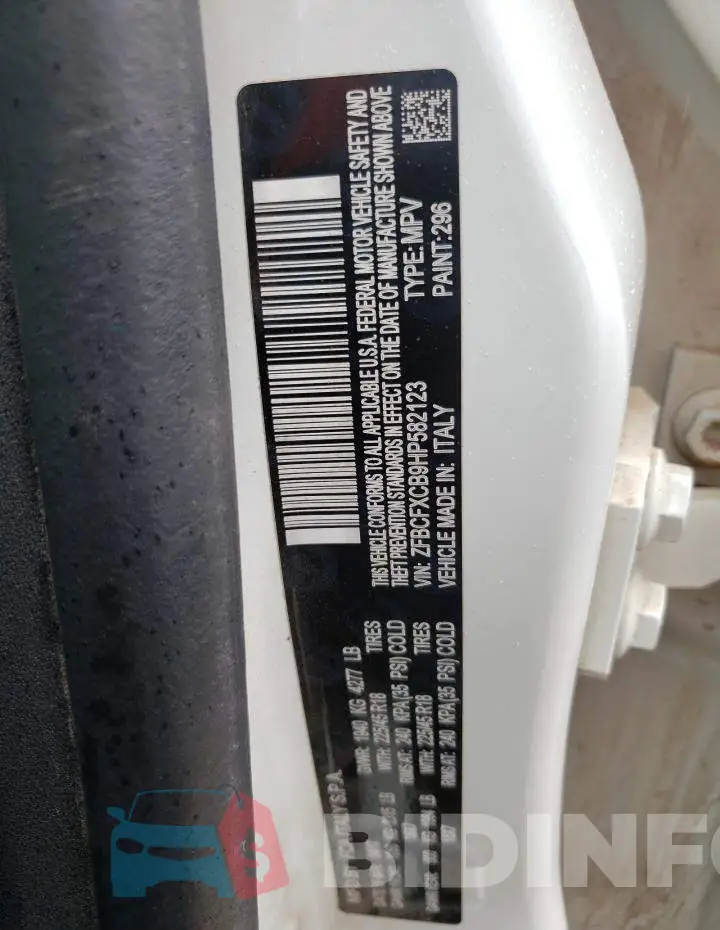 ZFBCFXCB9HP582123 Photo# 12
