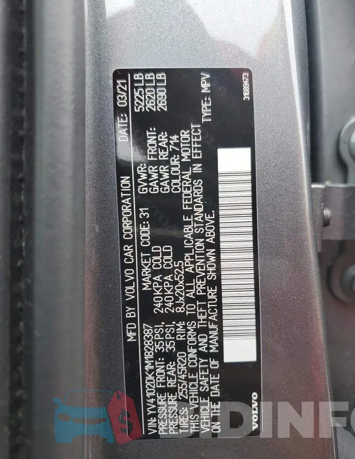 YV4102DK1M1828387 Photo# 13