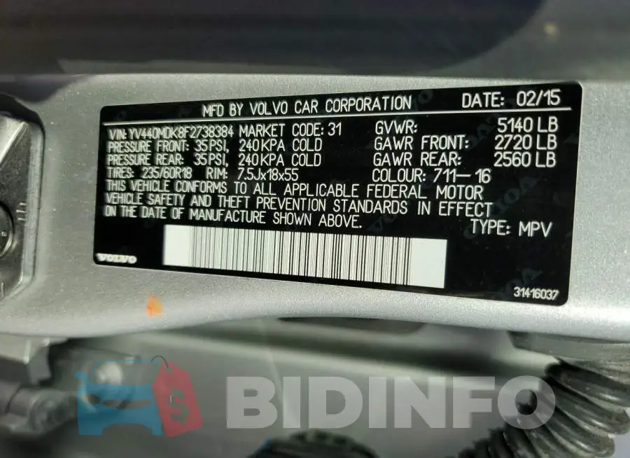 YV440MDK8F2738384 Photo# 12