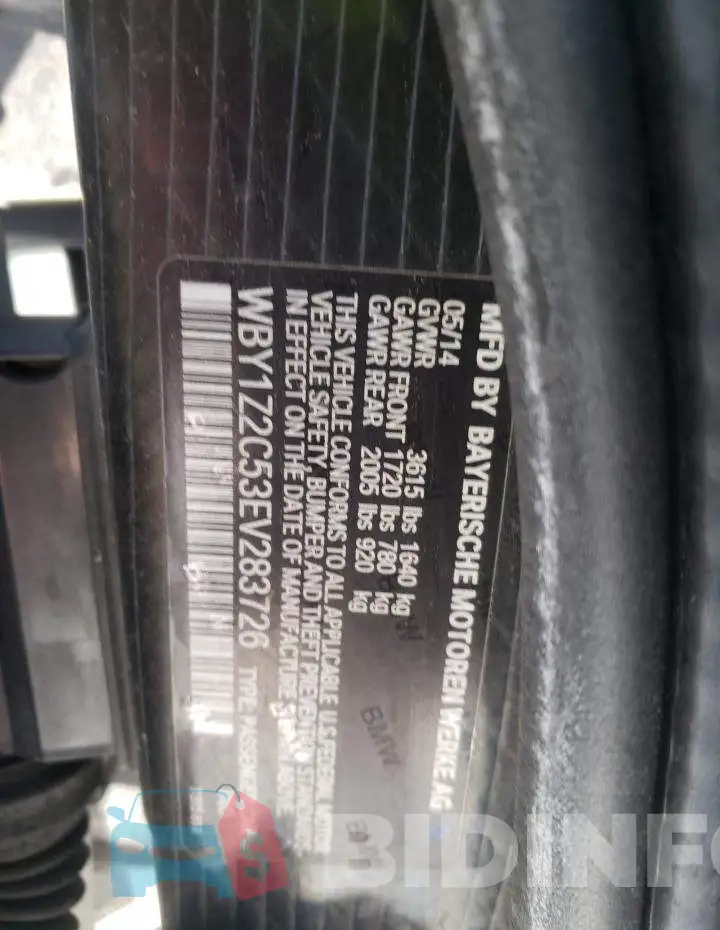 WBY1Z2C53EV283726 Photo# 12