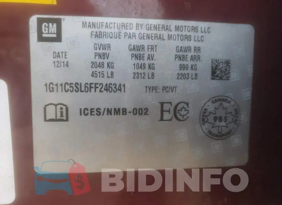 1G11C5SL6FF246341 Photo# 12