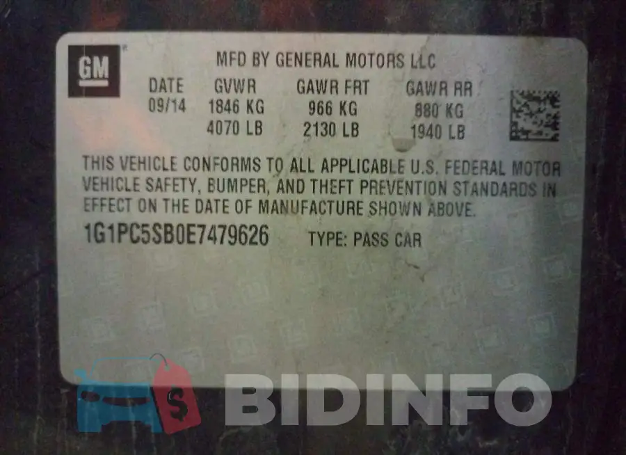 1G1PC5SB0E7479626 Photo# 12